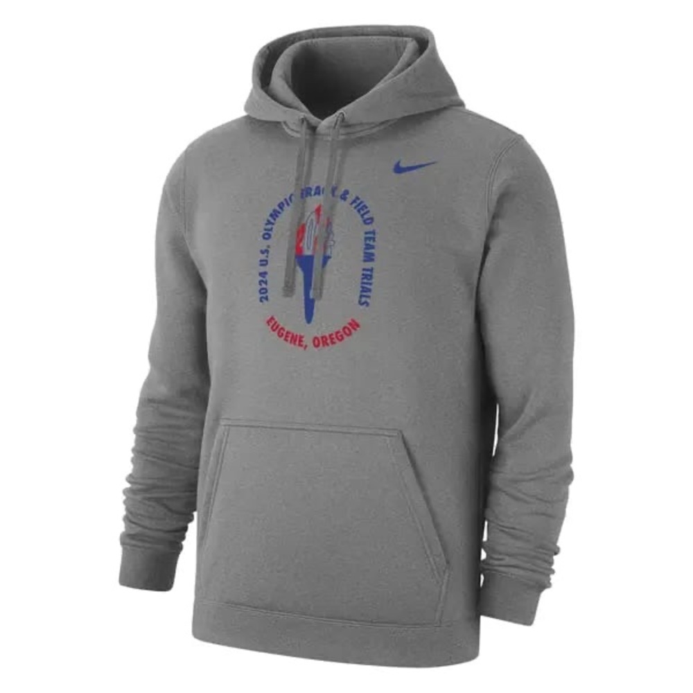 Nike USA track & field Club Fleece Running Pullover Hoodie